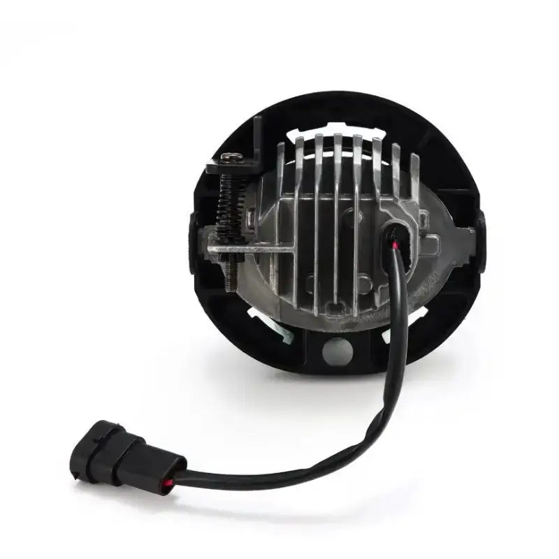 Driving/ Fog Light LED Bulb; LUXX Chip; Round; 12.2 Watt/ 12 Volt; Projector Beam; 720 Lumen For White/ 1200 Raw Lumen; Clear Polycarbonate Lens; Alpha-Black Polypropylene Housing; 6500 Degree Kelvin White Color Temperature; DOT/SAE Certified - NTP