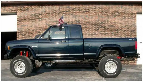 Bushwacker 21007-11 Bushwacker 84-88 Ford Bronco II Cutout Style Flares 2pc - Black