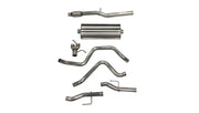 21028 Corsa Exhst 2019 Sil Dual Rear Exit Exhaust Cat - System Kit