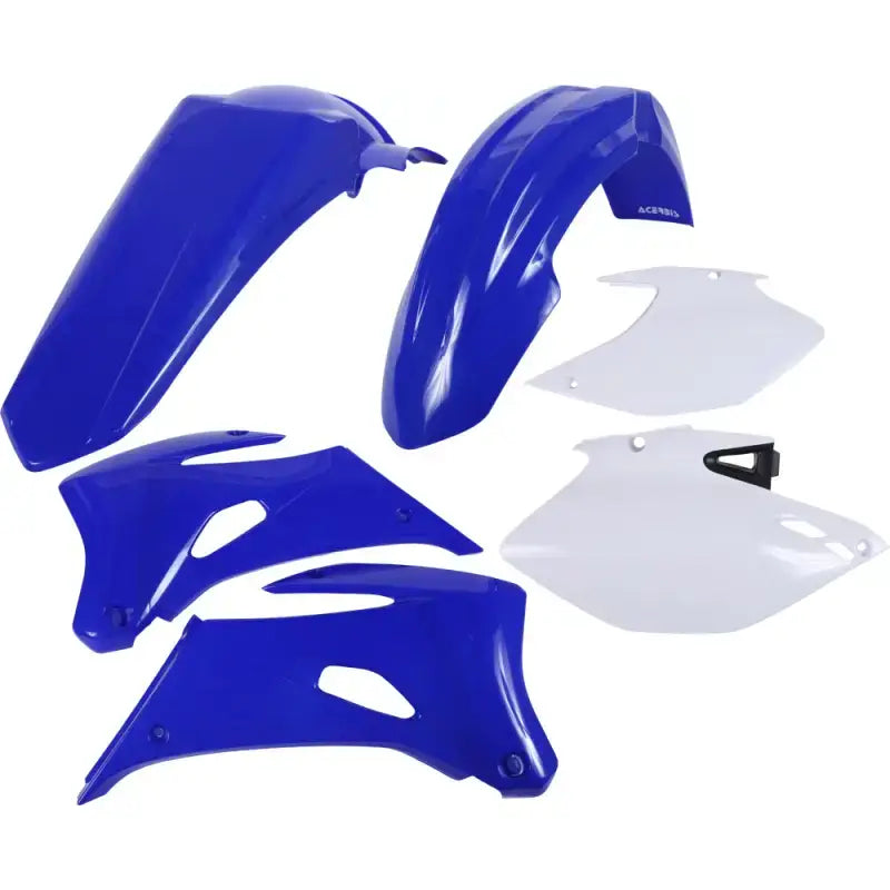 2106880215 Plastic Kit Blue, original factory shape, includes front fender, rear fender, side panels, radiator scoops.