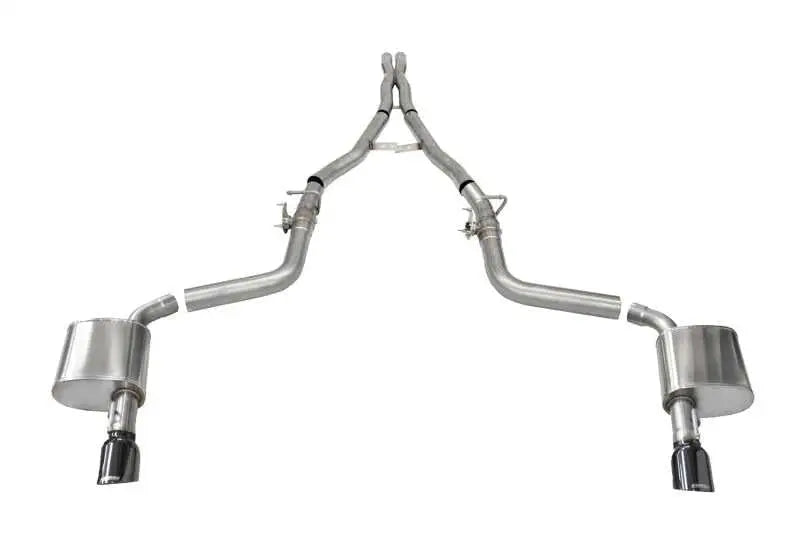 CORSA Performance 21072BLK Corsa 15-21 Charger SRT/Hellcat/Redeye 2.75in Valved Catback DRE w/ Single 4.5in Blk PVD Tips