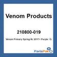 210800-019 Venom Products Venom Primary Spring Ac 2017+ Purple/Gold 170-300 - RV and Auto Parts