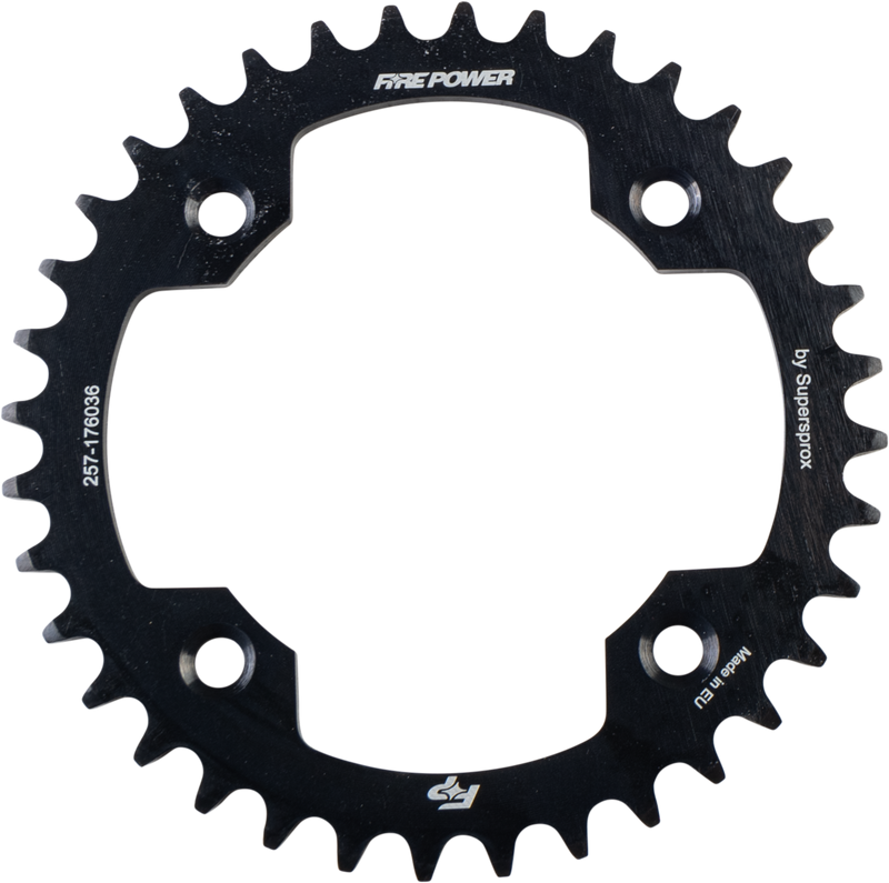 FPS-1760-36-BLK Fire Power Rear Sprocket Steel 36T Blk