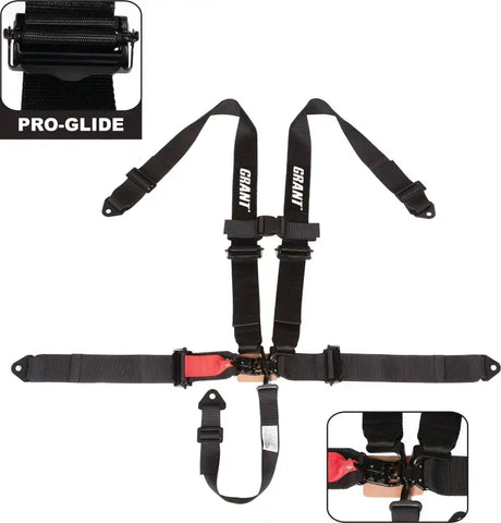 2110 5 Point Safety HarneSS W/O Pads Black 3" Straps 
