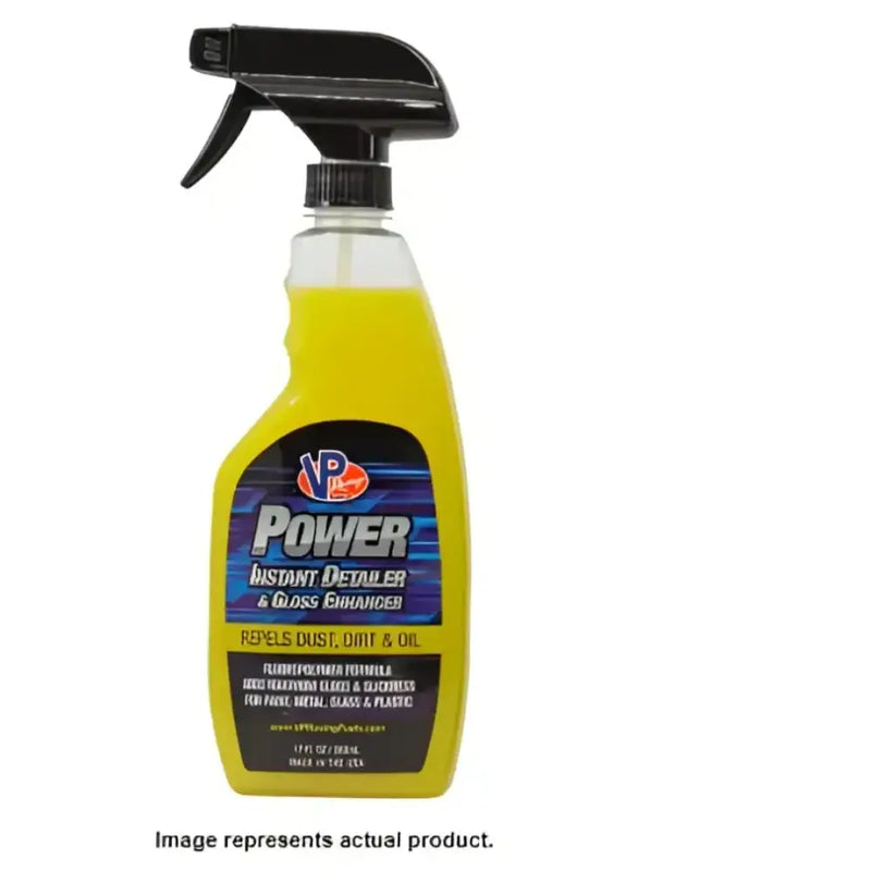 Yellow spray bottle of Fuel Power Instant Detailer for car shine and protection
