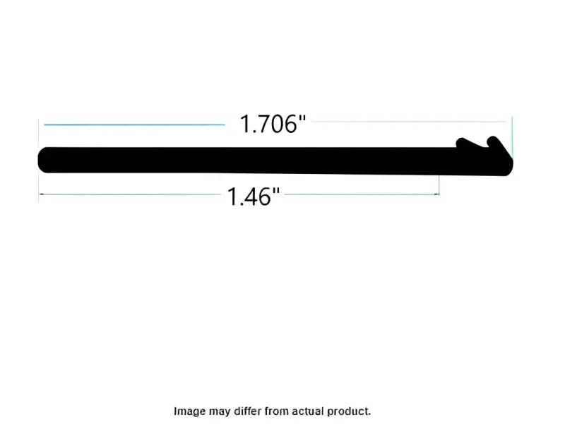 21100018 BAL Norco Wipe, 1.706 In G5.5 Clip In, 50 Ft Length, Dimensions 1.706 In and 1.46 In