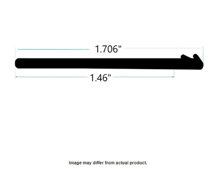 21100018 BAL Norco Wipe, 1.706 In G5.5 Clip In, 50 Ft Length, Dimensions 1.706 In and 1.46 In