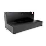 21110SB Trailfx 100 Gal Matte Black Steel L Tank - Liquid Transfer