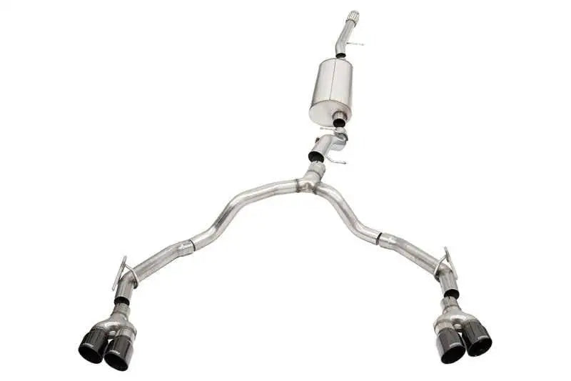 CORSA Performance 21130BLK Corsa 21-22 Suburban / Yukon XL 6.2L 4WD Dual Rear 3in to 2.75in Sport Cat-Back DW 4in BLK Tips