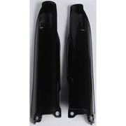 2113720001 Fork Guard Black for bike protection, stylish, durable material.