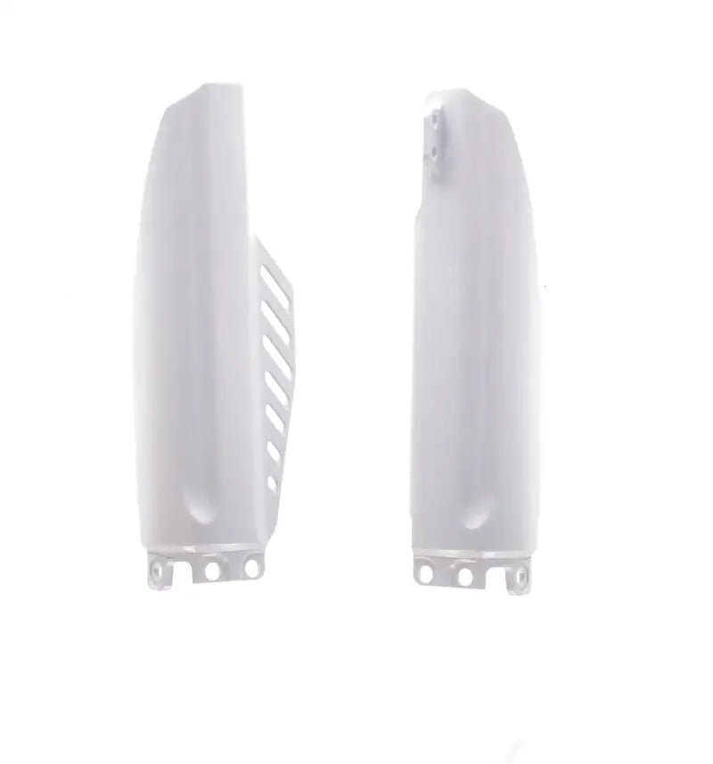Lower Fork Cover Set Hon White 2115150002 for motorcycle protection and style in durable, high-quality construction.