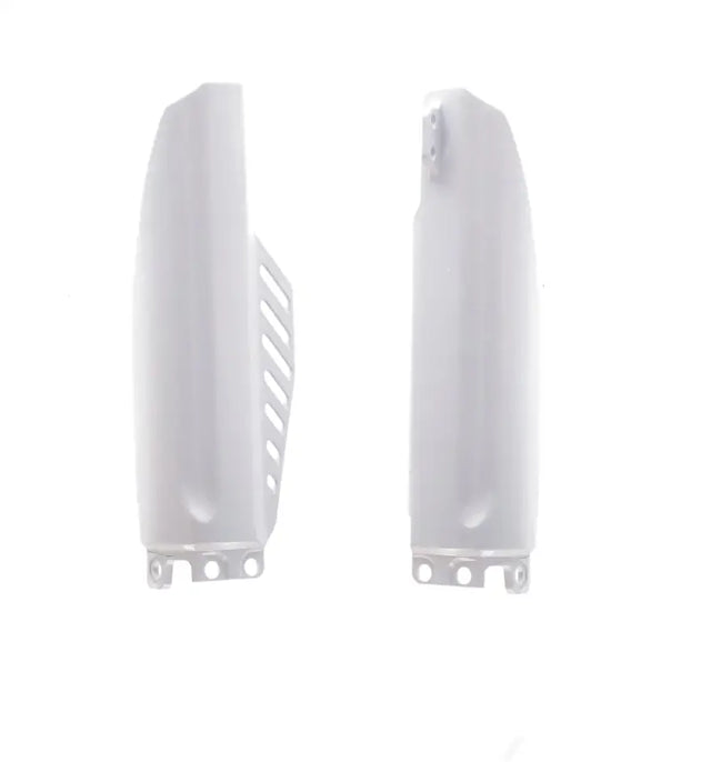 Lower Fork Cover Set Hon White 2115150002 for motorcycle protection and style in durable, high-quality construction.