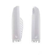 Lower Fork Cover Set Hon White 2115150002 for motorcycle protection and style in durable, high-quality construction.