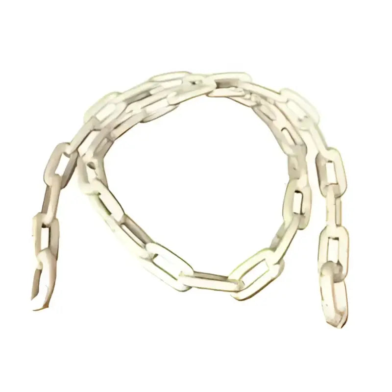 2116-W Greenfield Vnyl Ctd Chain 5/16X5 White - Boat Anchor Rode