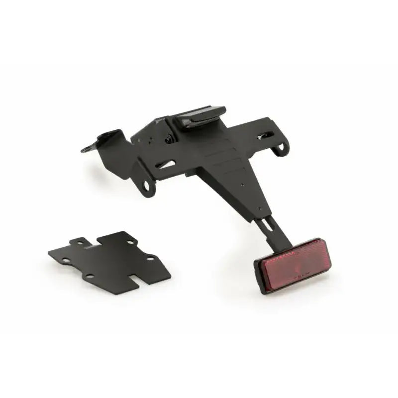 Fender Eliminator Black Yam 21248N by Shopify - durable stainless steel with black powder coating, model-specific brackets, turn signal mounts, and license plate light sold separately.