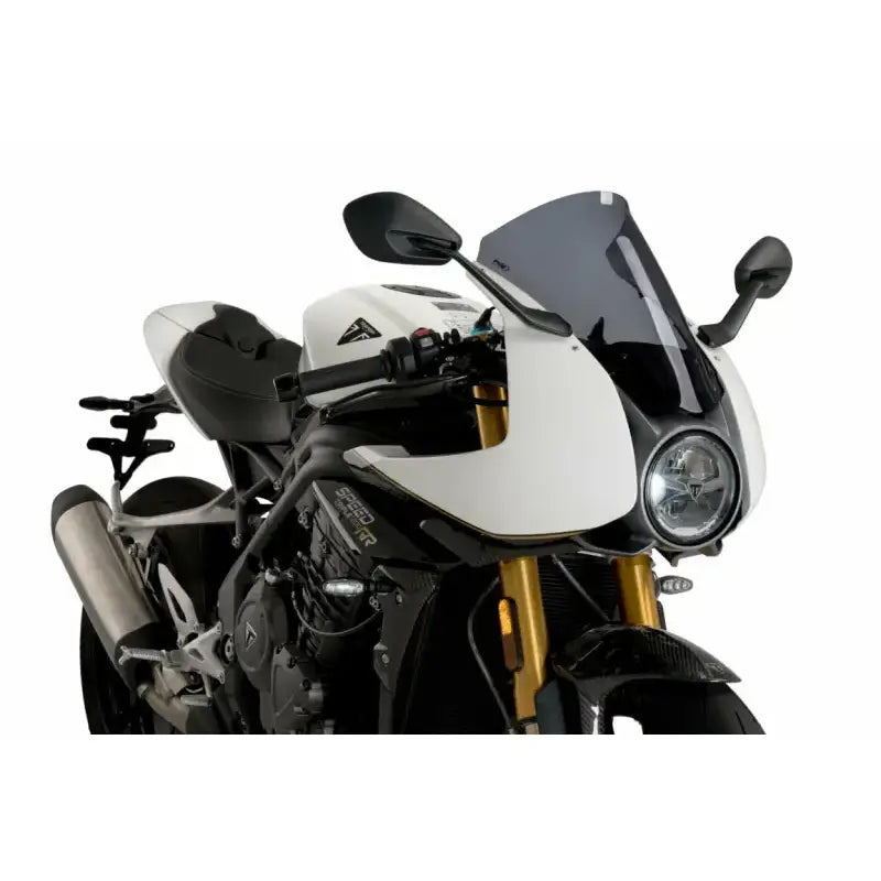 21262F Windscreen R Racer Dark Smoke Tri 