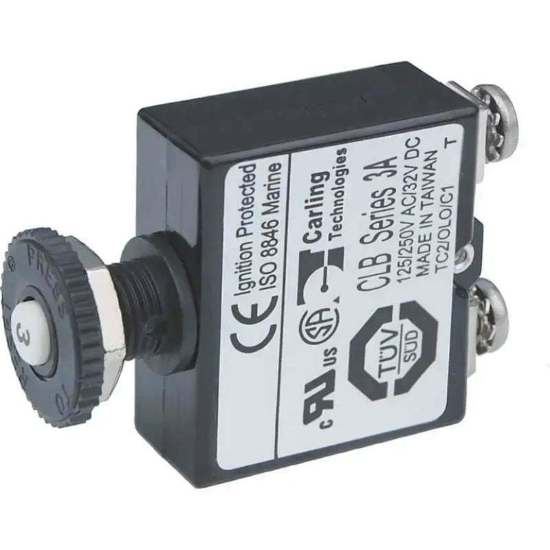 2129-BSS Blue Sea Circuit Breaker Push Button St 3A