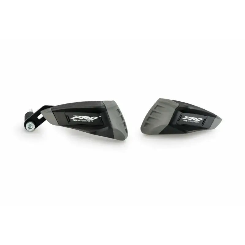 Motorcycle handguards with 21316N Frame Sliders for BMW bikes in black