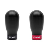 COBB 213370-BK Cobb Subaru 6-Speed Tall Weighted COBB Knob - Black (Incl. Both Red + Blk Collars)