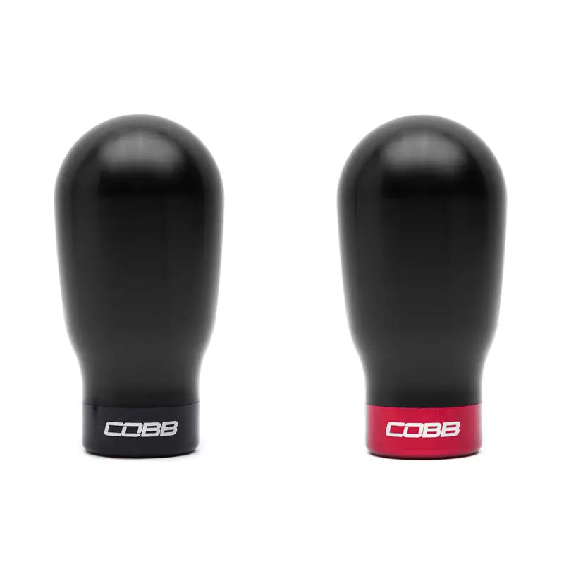 COBB 213370-BK 213370-BK Cobb Subaru 6-Speed Tall Weighted COBB Knob - Black (Incl. Both Red + Blk Collars)