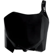 Black plastic motorcycle number plate for 2141850001 Front Number Plate Black