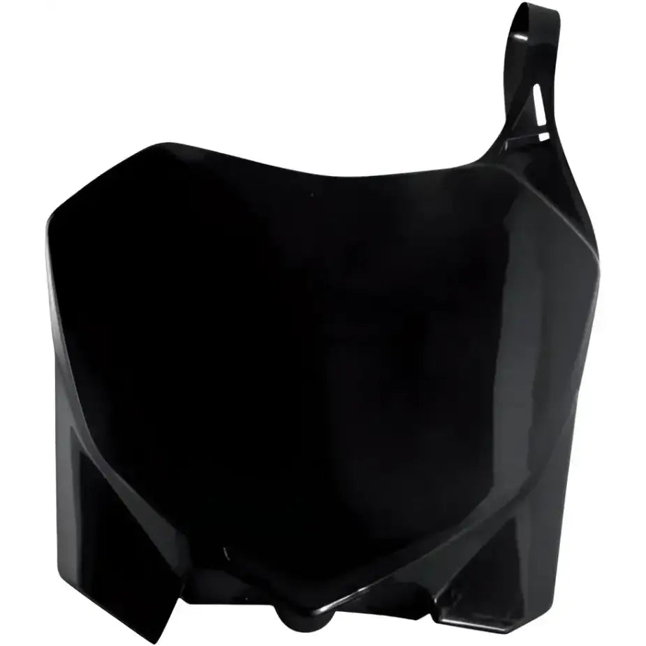 Black plastic motorcycle number plate for 2141850001 Front Number Plate Black