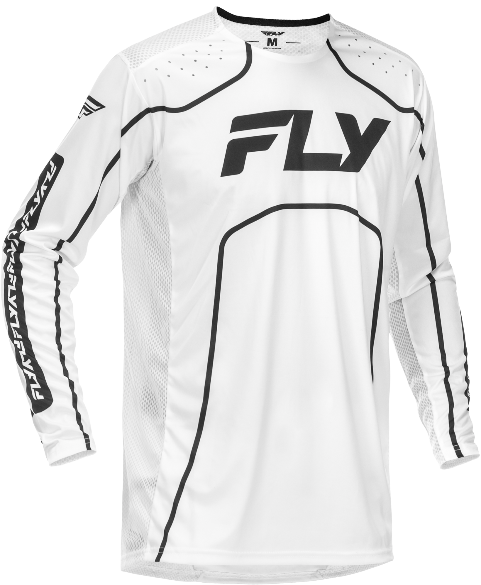 Rayce Bicycle Jersey White/Black 2x