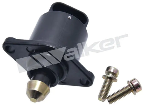 Black fuel injection idle air control valve with mounting screws for Walker 215-1074