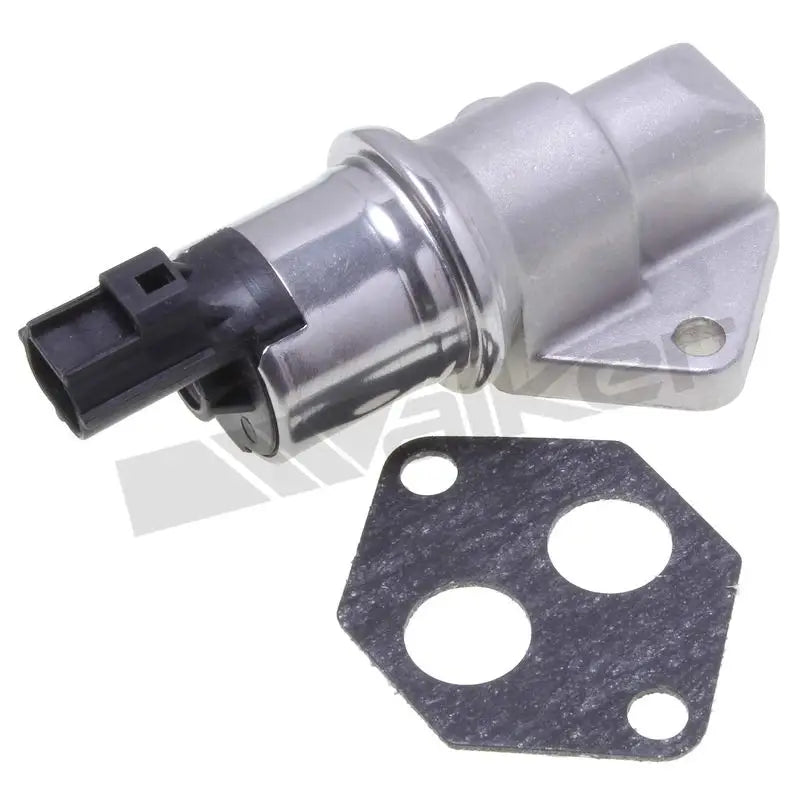 Silver and black Walker Fuel Injection Idle Air Control Valve with gasket for fuel injection idle