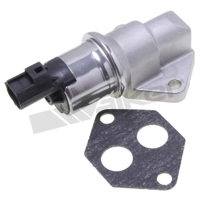 Silver and black Walker Fuel Injection Idle Air Control Valve with gasket for fuel injection idle