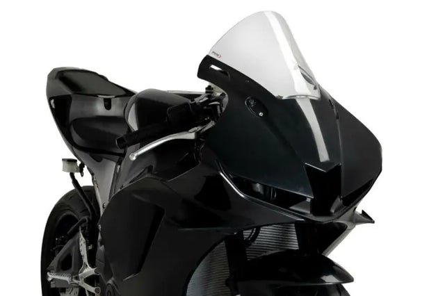 21523W Puig Windscreen R-Racer Clear Hon - RV and Auto Parts