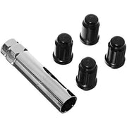21631BC Gorilla 12Mm X 1.50Black Chrome Set - Wheel and Tire Fastener Kits