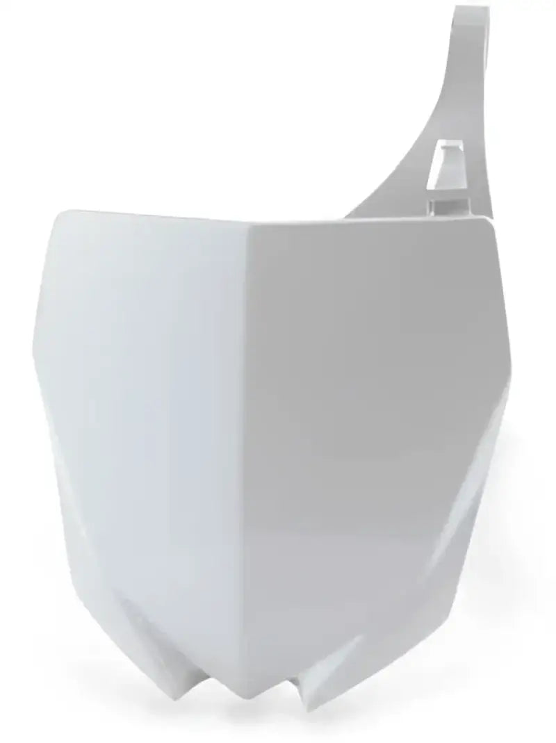 White plastic motorcycle number plate for 2171750002 Front Number Plate White