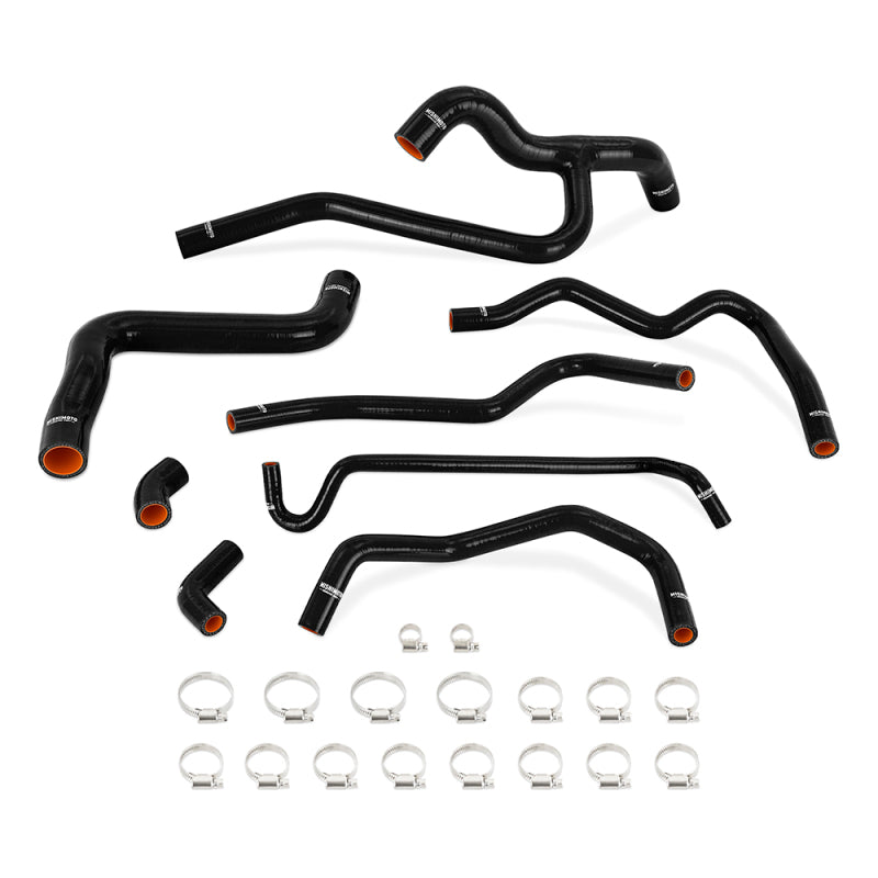 Mishimoto MMHOSE-MUS40-05BK Mishimoto 05-10 Mustang V6 Silicone Radiator & Heater Hose Kit - Black