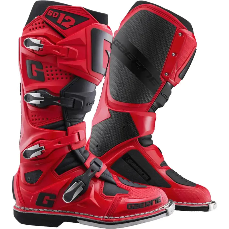 2174-105-47 Gaerne Sg-12 Boots Red/Black 12 - RV and Auto Parts