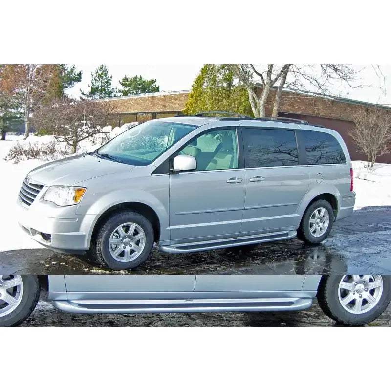 Silver minivan with running boards from the 2188-01 Owens G Stp Grd Crvn/Town 08