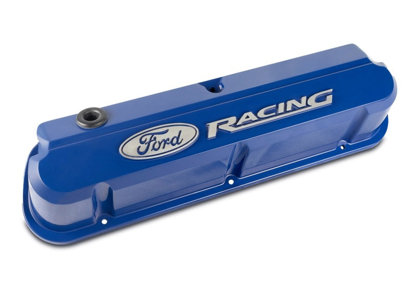 Ford Racing 302-136 Ford Racing 289-351 Slant Edge Blue Valve Cover