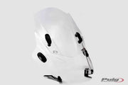 Clear 2193W Windscreen for Puig Up&Down bikes with clear bar mount system