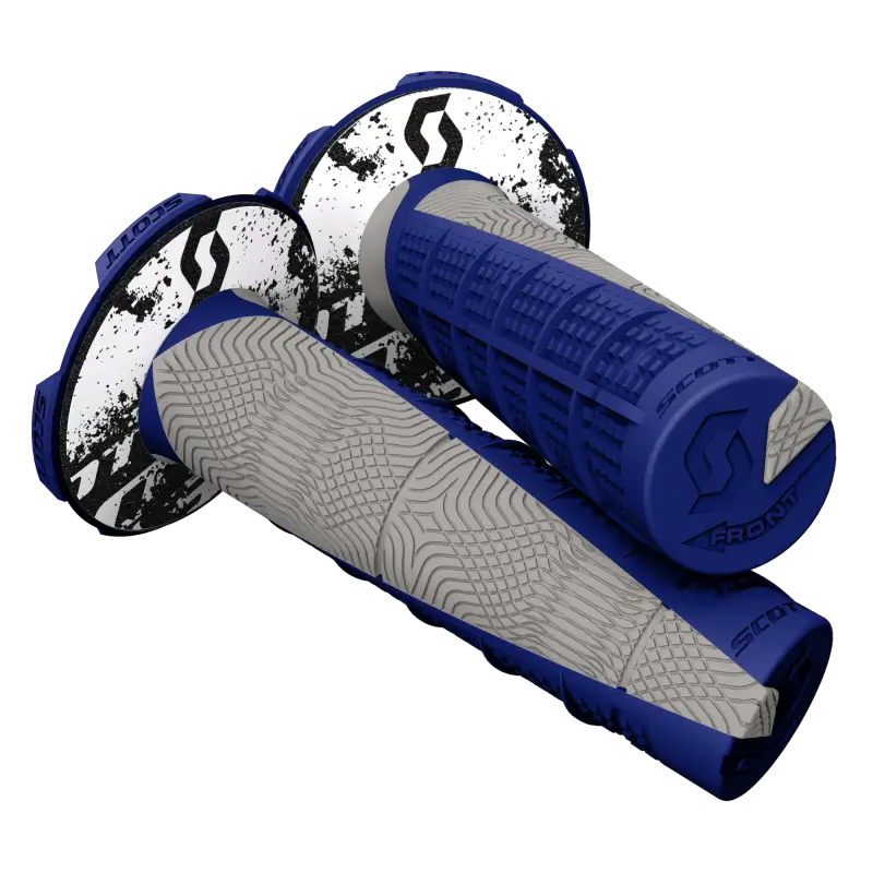 219627-1100 Deuce Mx Grips (Grey/Blue) 