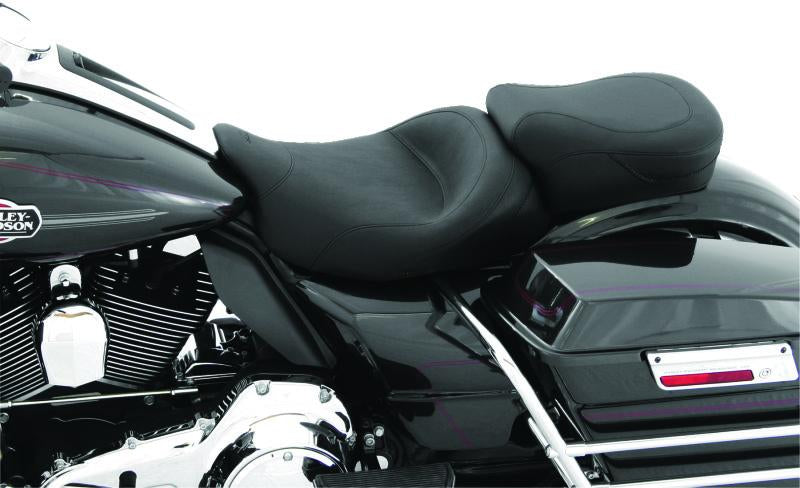 Mustang Motorcycle 76027 Mustang 08-21 Harley Electra Glide Std, Rd Glide, Rd King, Street Glide Touring Solo Seat - Black