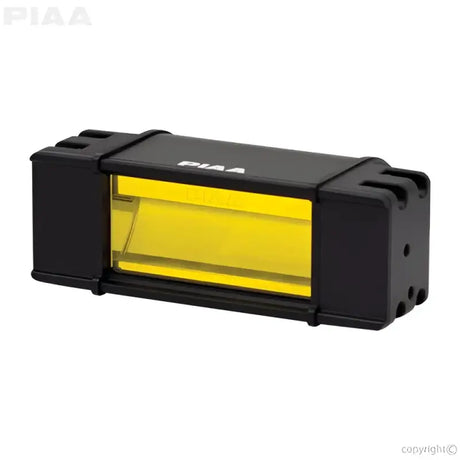 SAE compliant Valeo RF Series yellow light bar with black body and yellow lens