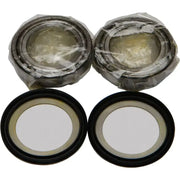 Motorcycle steering bearing seal kit for smooth steering and protection from dirt