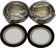 Motorcycle steering bearing seal kit for smooth steering and protection from dirt