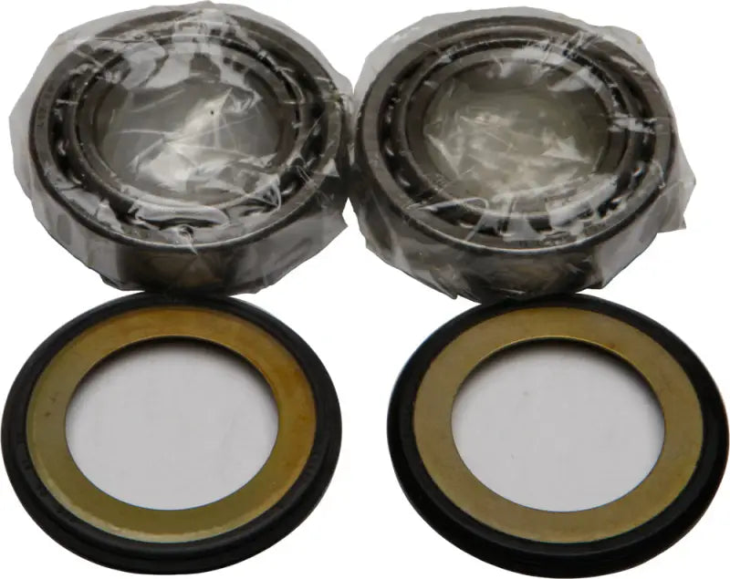 Two sets of steering bearing seal and bearing seal kit for easy replacement