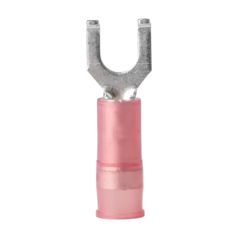 Forked electrical terminal with pink insulation for Ancor Nylon Flanged Spade 220302