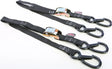 22032-S Tie Down Cam Sec Hook Watercra Water Craft 1"X3' Black Pair 