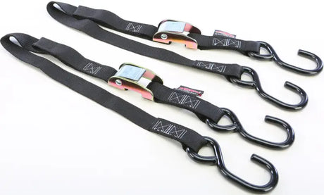 22032 Tie Down Cam S Hook Watercraft 1"X3' Black Pair 