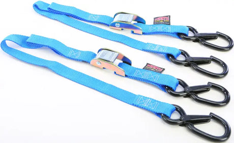 22033-S Tie Down Cam Sec Hook Watercra Watercraft 1"X3' Blue Pair 
