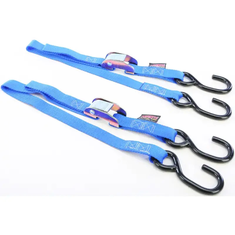 22033 Tie Down Cam S Hook Watercraft 1"X3' Blue Pair 