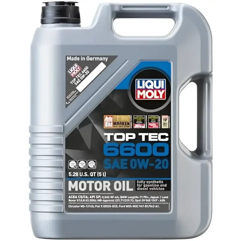 Liqui Moly Top Tec 6600 0W-20 motor oil for engine protection and smooth driving